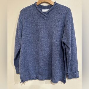 VTG Croft&Borrow Coastal Nautical Roll Neck  Sweater Preppy Fisherman Beachy XL